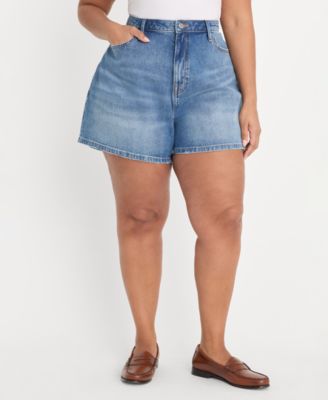 Women's Mid-Rise Belt Loop Shorts