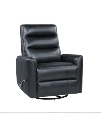 Takami Faux Leather Swivel Recliner