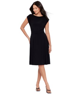 Women's Boat Neck Pull-On Dress