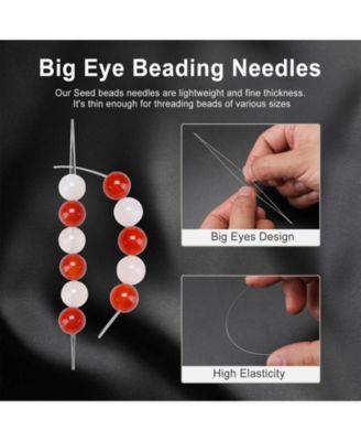 18 Collapsible Big Eye Seed Beads Set Bottle