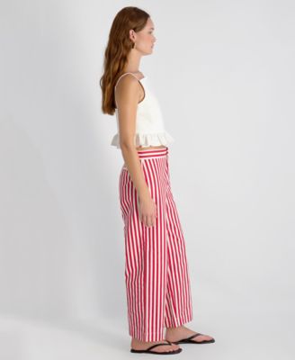 Women's Sleeveless Ruffle Peplum Top