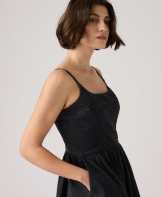 Women's Jadine Square Neck Denim Mini Dress