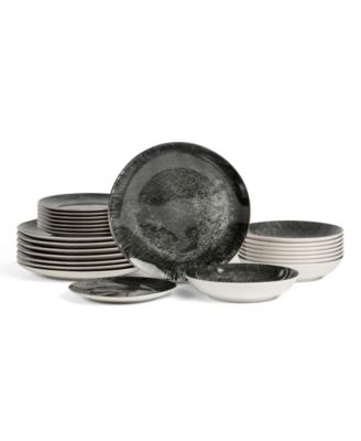 Onyx 24-Pc. Dinnerware Set, Service For 8
