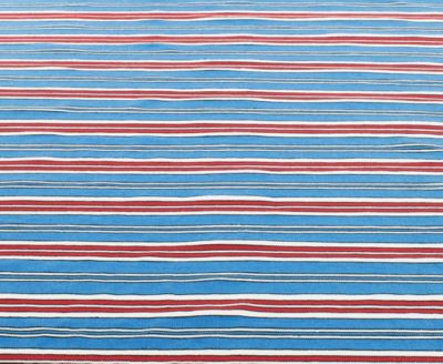 Leopold Stripe LRL2462D Royal Blue 4' X 6' Outdoor Area Rug