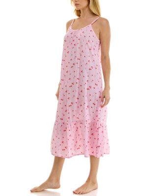 Women's Sleeveless Scoop Neck Cami Gown