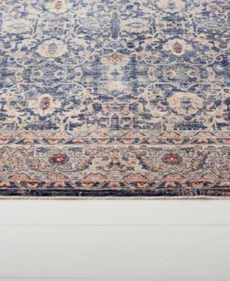 Warwick LRL1310A Navy 5'3" X 7'6" Area Rug