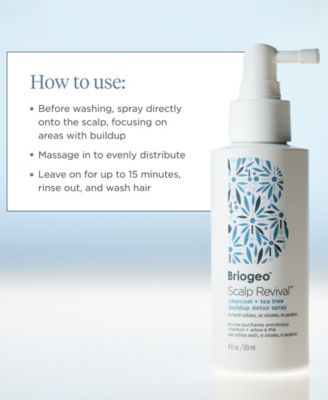 Scalp Revival Charcoal + Tea Tree Buildup Detox Spray, 4 oz.