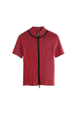 Women's Iridescent T-shirt Zipper