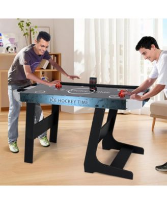 Air Hockey Table with LED Scoreboard and Powerful Motor