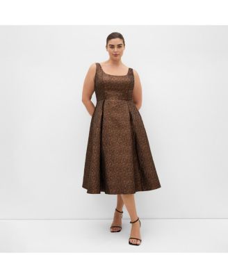 Women's Rosella Jacquard Midi Dress