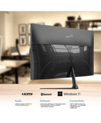 27" All-In-One Desktop Computer Intel Quad-Core N100 16GB RAM 512GB SSD Intel UHD Graphics Windows 11 – Gray