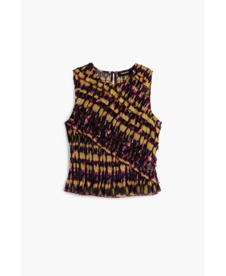 Women's Printed sleeveless blouse