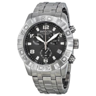 Men's 11458 Pro Diver Quartz Chronograph Black Dial Watch