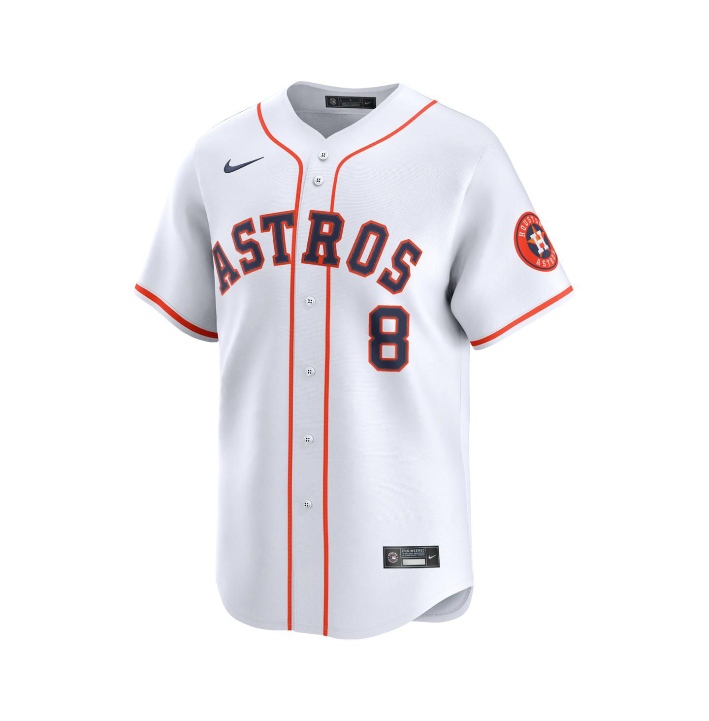 Мужской топ Nike Christian Walker White Houston Astros Home Limited Player Jersey — фото 2