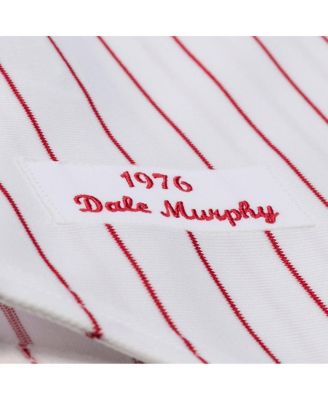 Men's Dale Murphy White Atlanta Braves 1976 Authentic Jersey