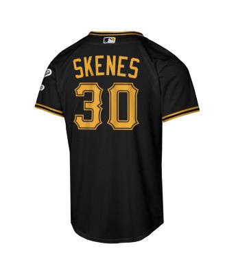 Big Boys and Girls Paul Skenes Black Pittsburgh Pirates Alternate Stadium Jersey