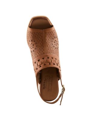 Women s Sunela Slingback Sandal with Laser-cut Style and Comfort