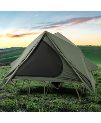 Foldable 2 Person Camping Cot Tent Pop Up Shelter with Bag