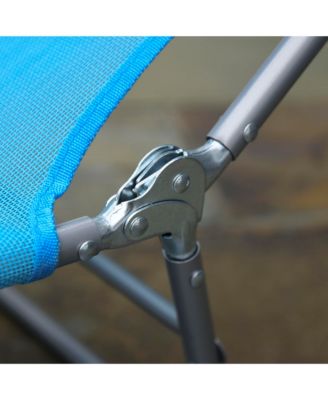 Mesh Outdoor Reclining Lounge Chair Lightweight and Portable,