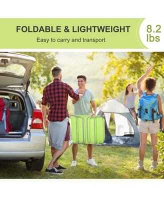 Mesh Outdoor Reclining Lounge Chair Lightweight and Portable,