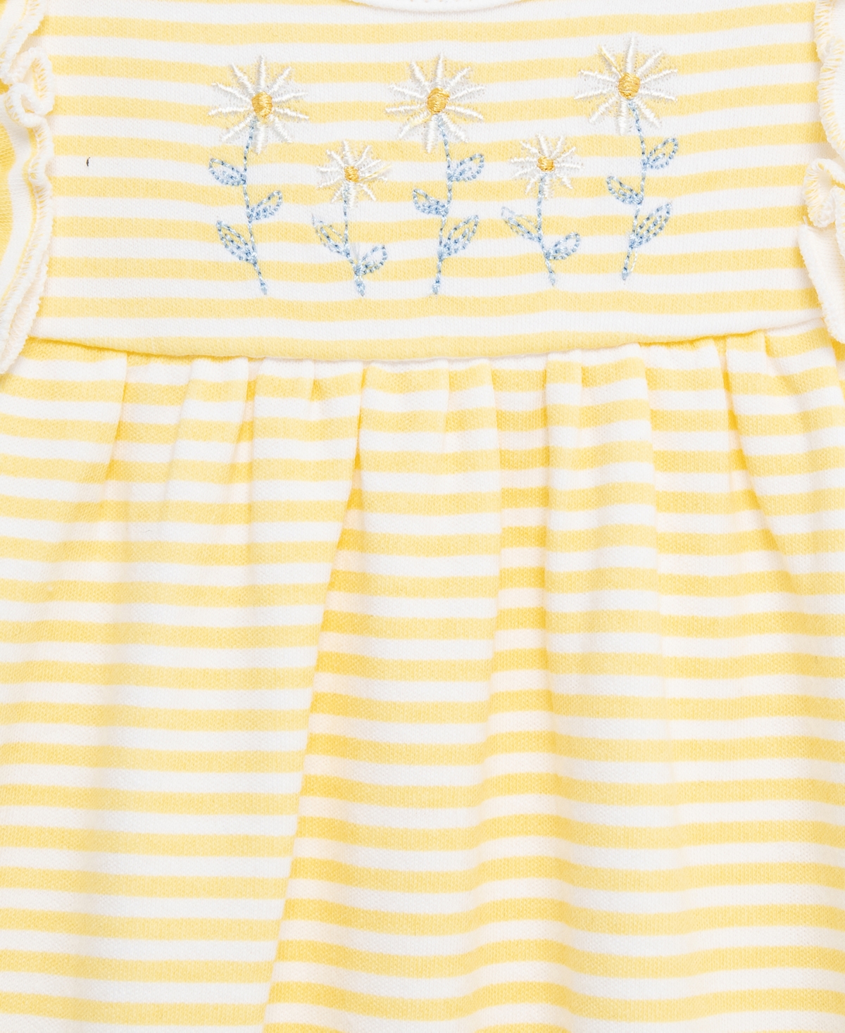 Little Me Baby Girls' Daisies Sleeveless Rompers, 2-Pack