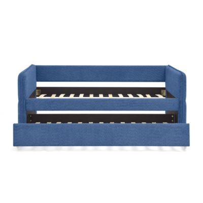 Boucle Daybed w/ Twin Trundle Sofa Bed
