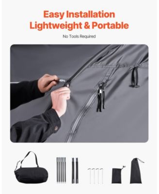 Waterproof 4-5 Bike Storage Tent with High Strength Fiberglass Frame for Outdoors