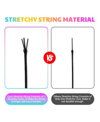 4 rolls 660ft Stretchy Bracelet String Kit Elastic Cord Beading DIY Crafts Necklace Sewing