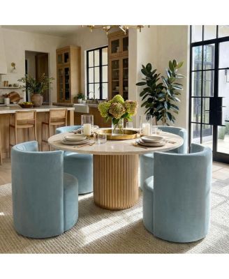 Velvet Swivel Barrel Accent Chair 360degree(s) Rotating Tub Chair, 1 Piece