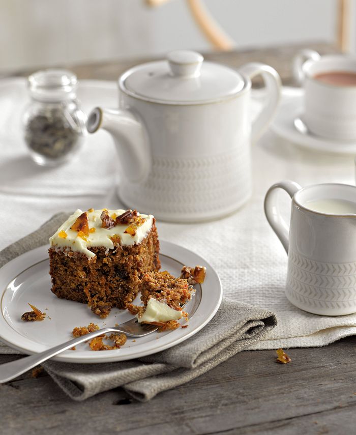 Denby Natural Canvas Stoneware 2Pc. Lidded Textured Teapot Macy's