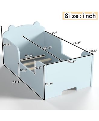 Bear Floor Bed Frame for Toddlers