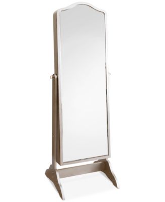 Abbyson Living - Floor-Standing Mirror and Jewelry Armoire