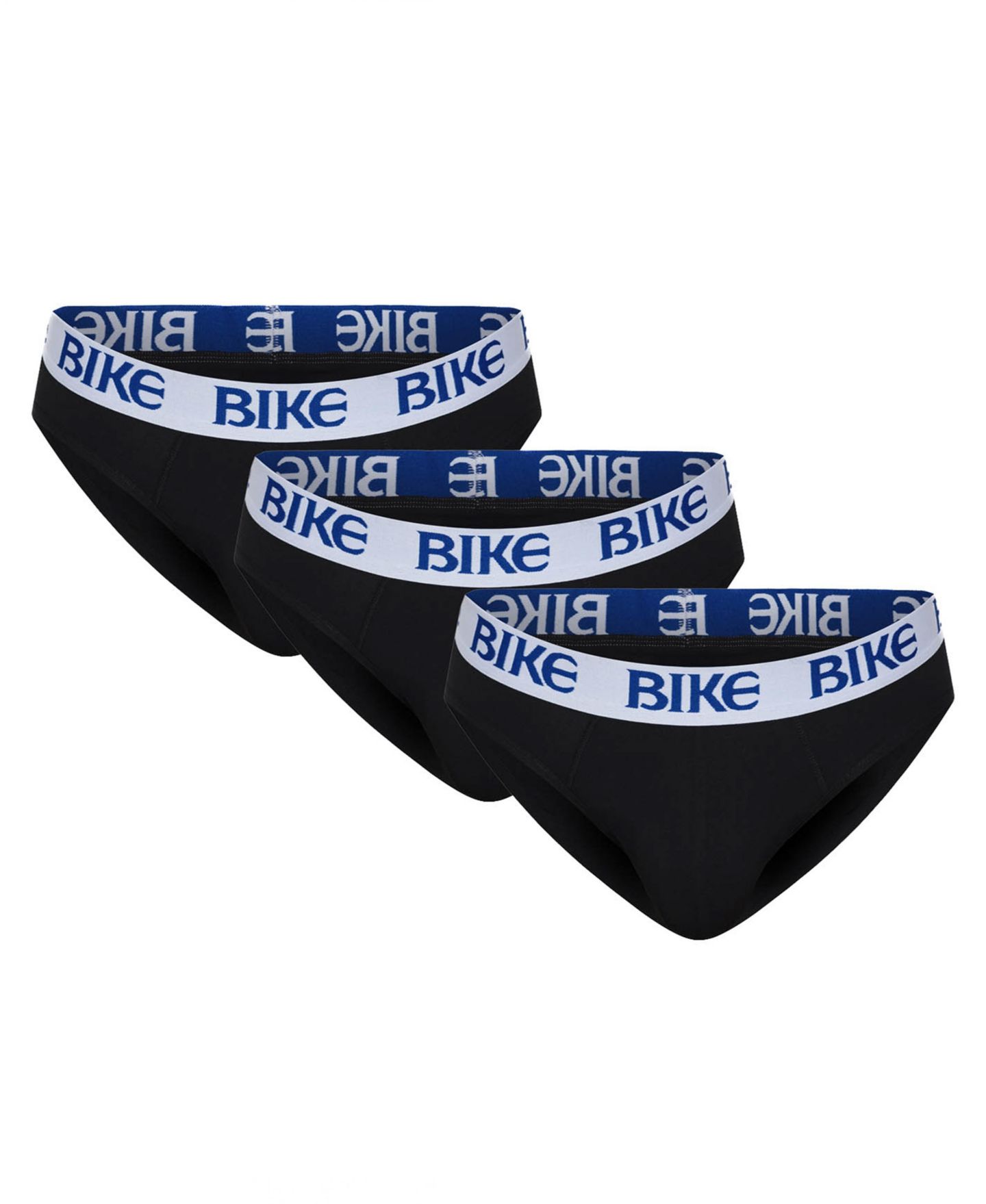 Трусы-брифы для мужчин, 3 шт. — BIKE Athletic, цвет: Чёрный — фото 1