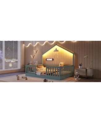 Montessori Floor Bed with Light