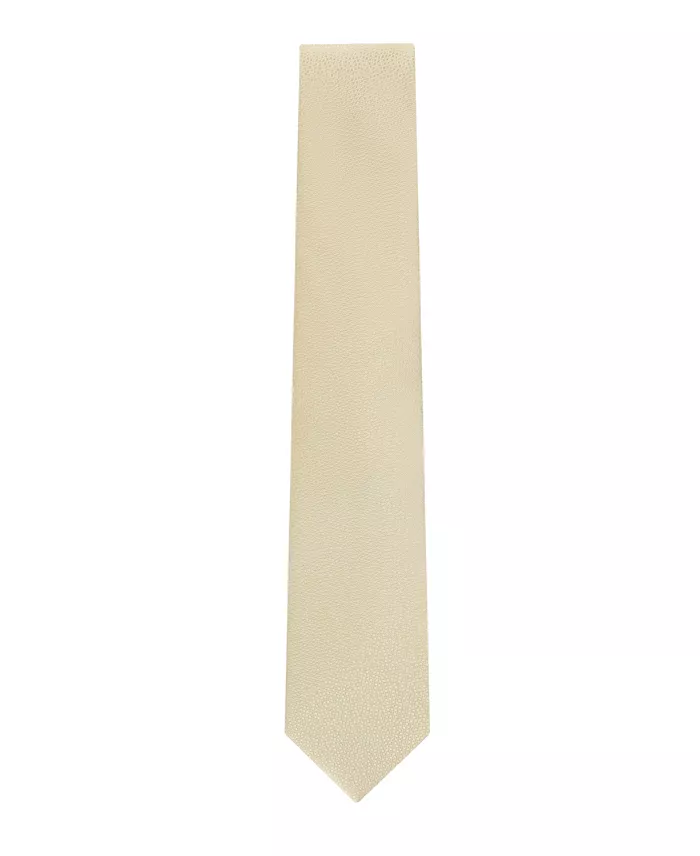 Men's Hart Unsolid Solid Textured Weave Classic Tie - thumbnail 3