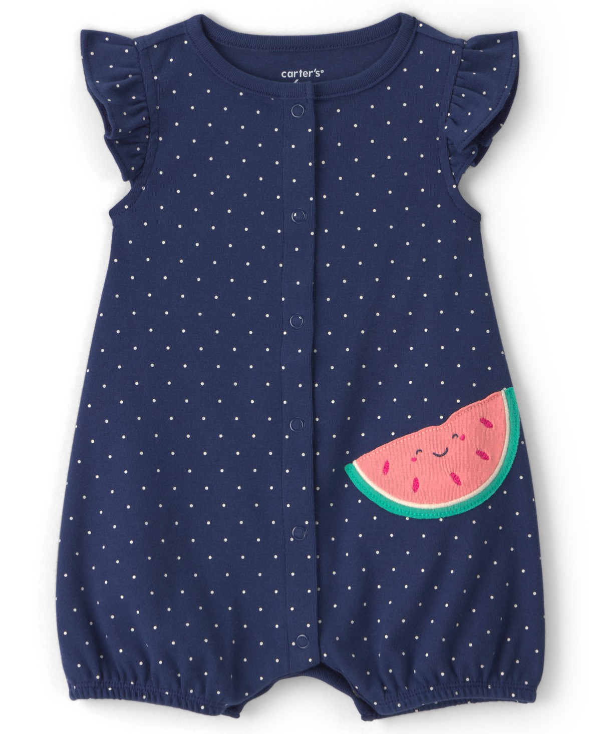 Детские Carter's Baby Girls' Cotton Snap Up Rompers — фото 1