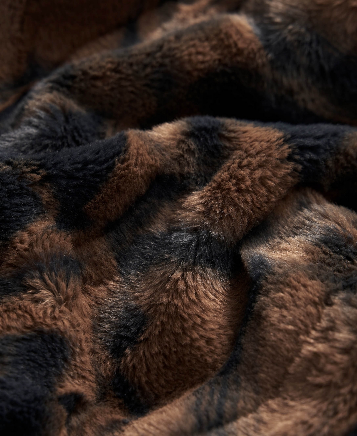 Nine West Embossed Faux Fur Throw, 50"x70"