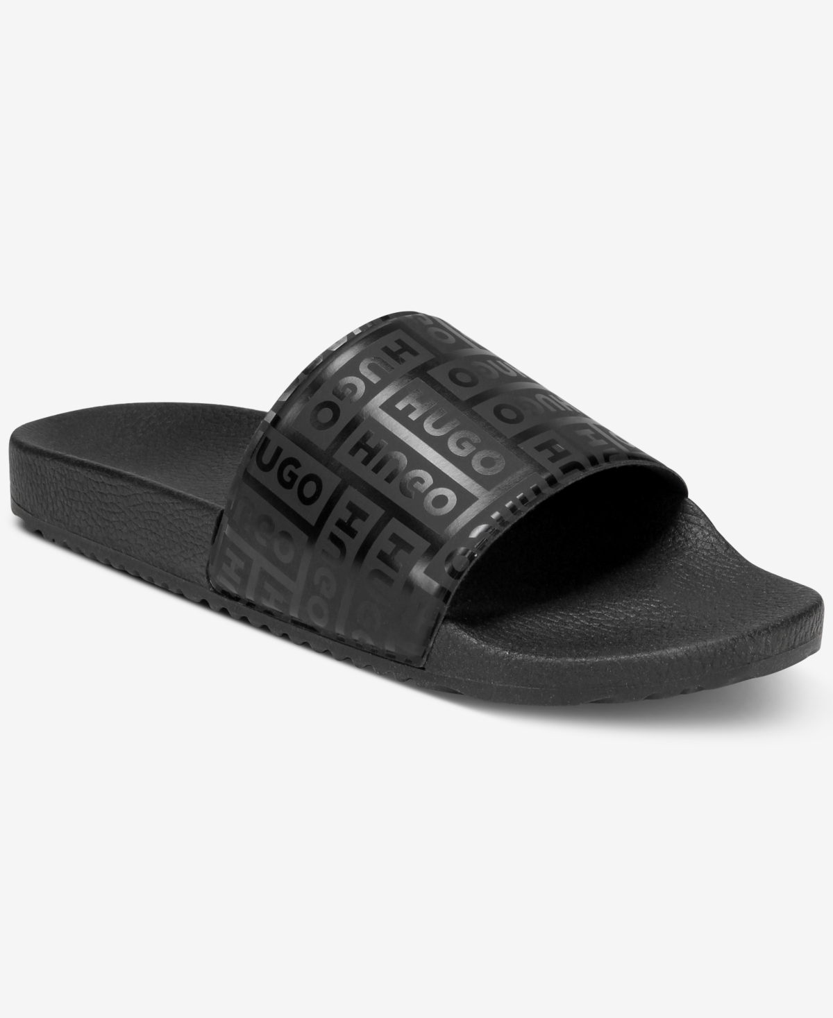 Men's Monogram Logo Slip-on Slides