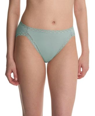 Women's Bliss Lace-Trim Cotton French-Cut Brief Underwear 152058