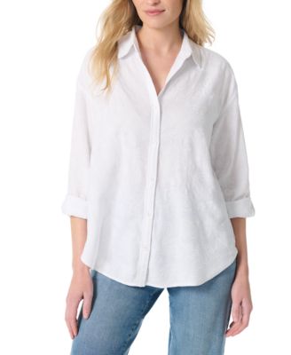 Women's Floral Puff Shirt