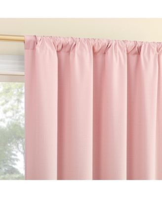 Karina Textured Blackout Rod Pocket Curtain Panel