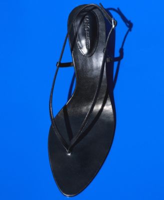 Selection Women's Straps Heeled Leather Sandals