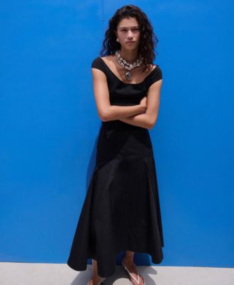 Selection Women's Seams Flared Skirt