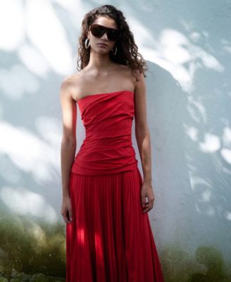 Selection Women's Combined Strapless Dress