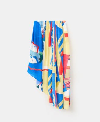 Selection Women's Asymmetrical Printed Skirt