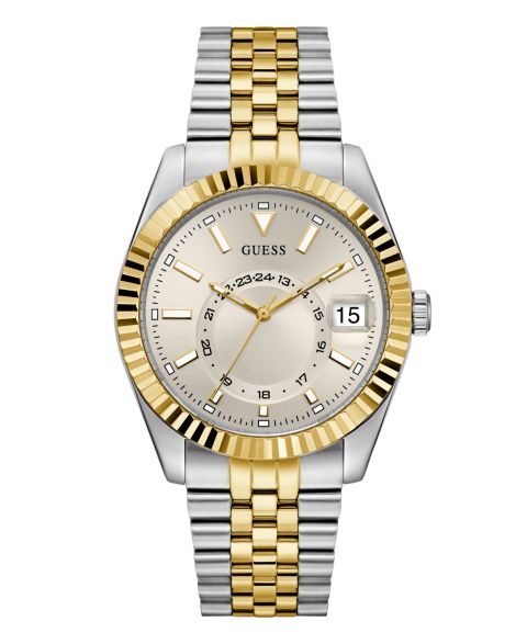 Мужские часы GUESS Two-Tone Stainles Steel Multi-Function Watch, 42mm