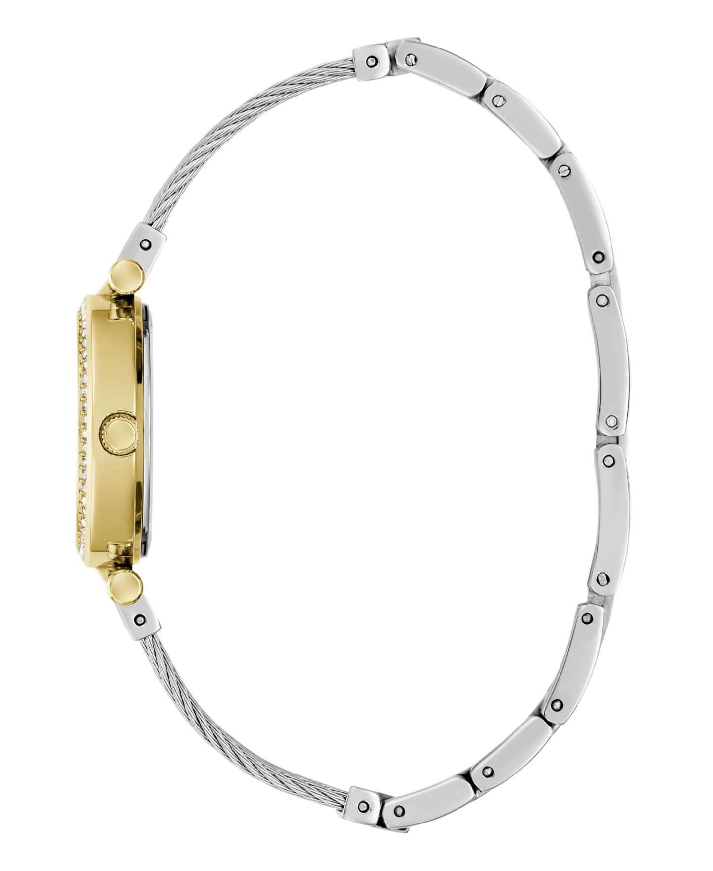 Женские часы GUESS Two-Tone Stainless Steel Analog Watch, 27mm — фото 3
