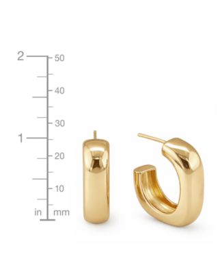 18K Gold Plated Hoop Earring