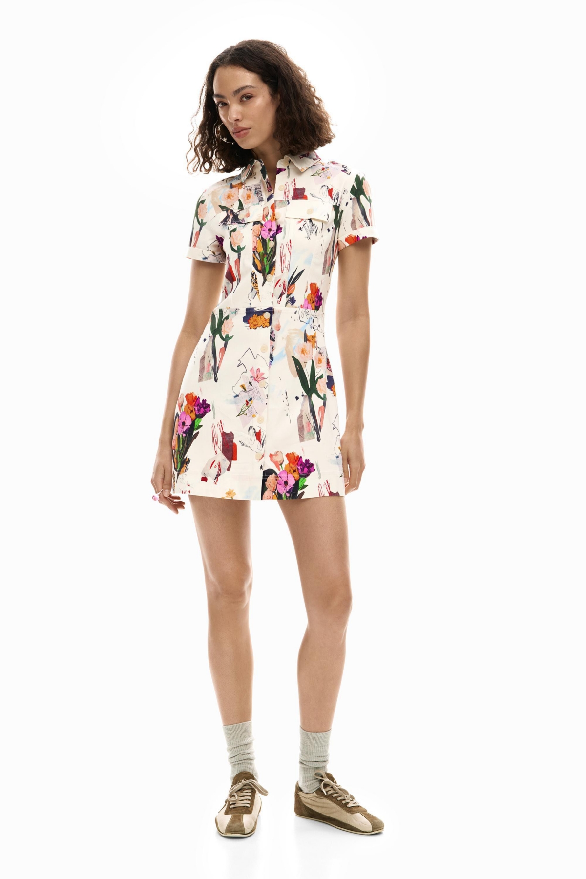 Desigual Women's Short collage dress