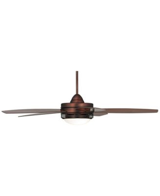 60" Province Bronze LED Fan with 24-In Rod for 12-Ft Ceiling